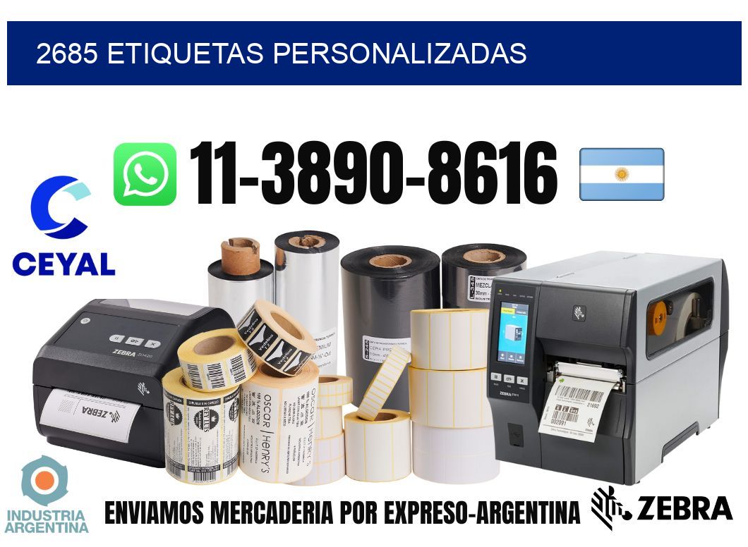 2685 etiquetas personalizadas
