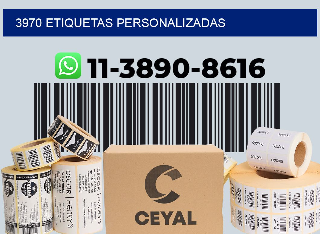 3970 etiquetas personalizadas
