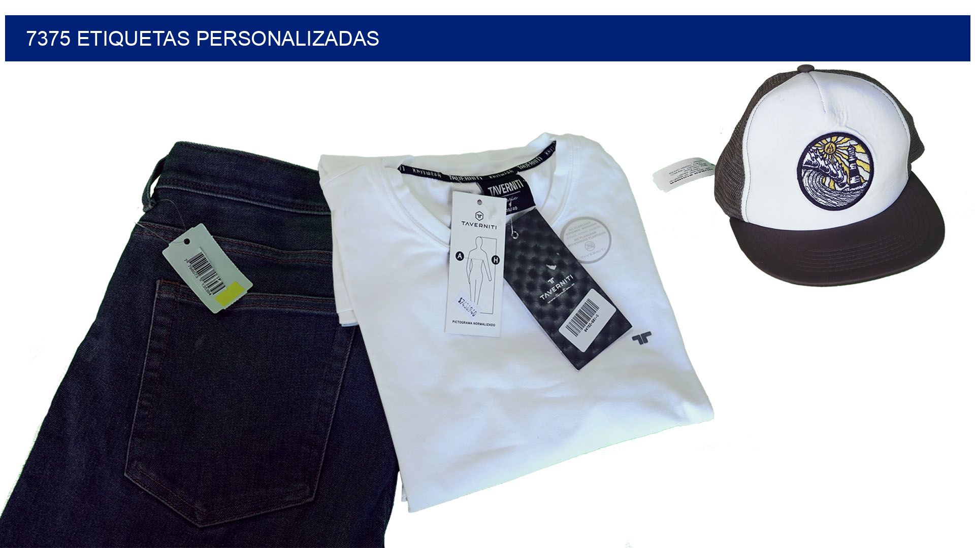 7375 etiquetas personalizadas