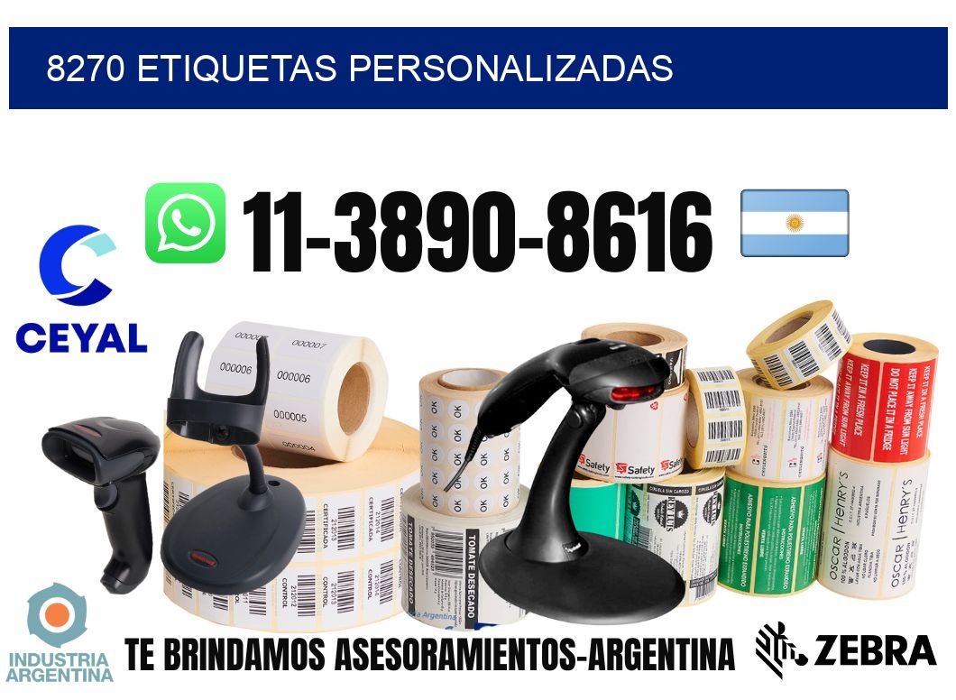 8270 etiquetas personalizadas