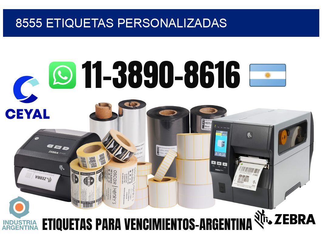 8555 etiquetas personalizadas