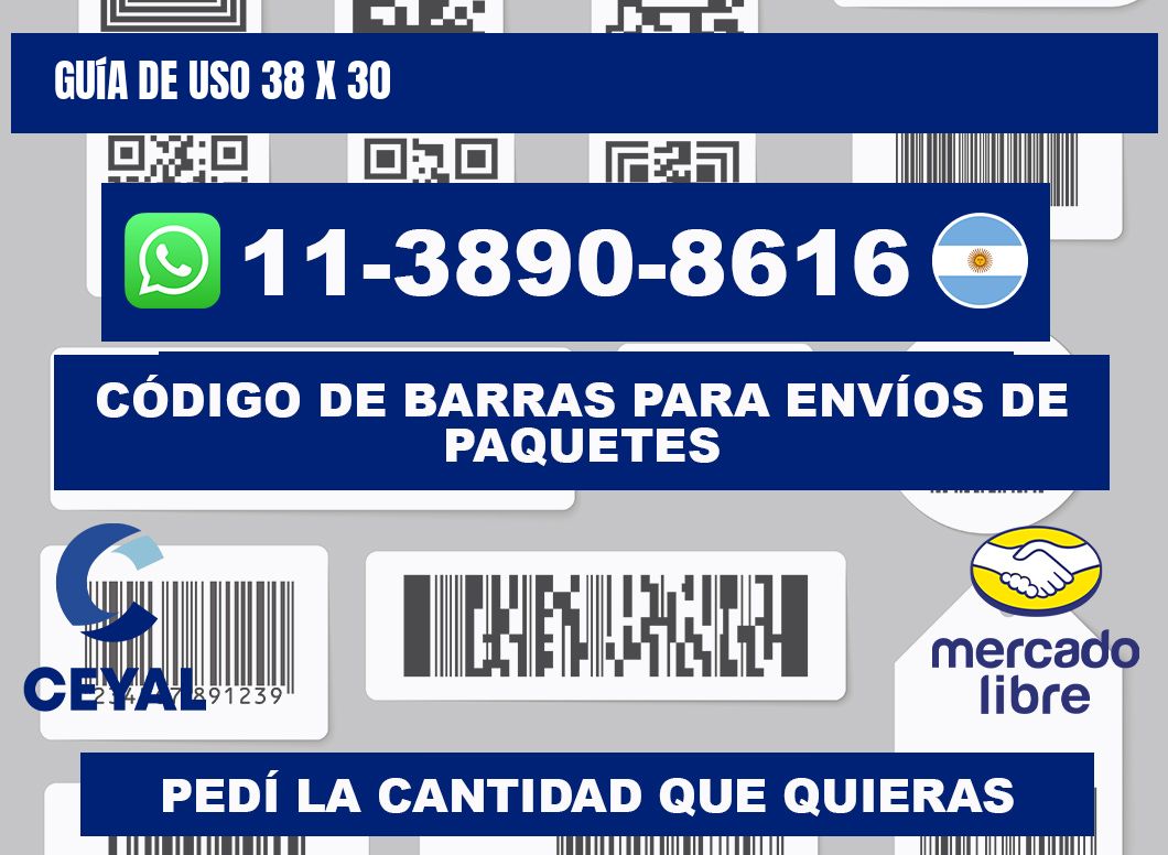 Guía de uso 38 x 30