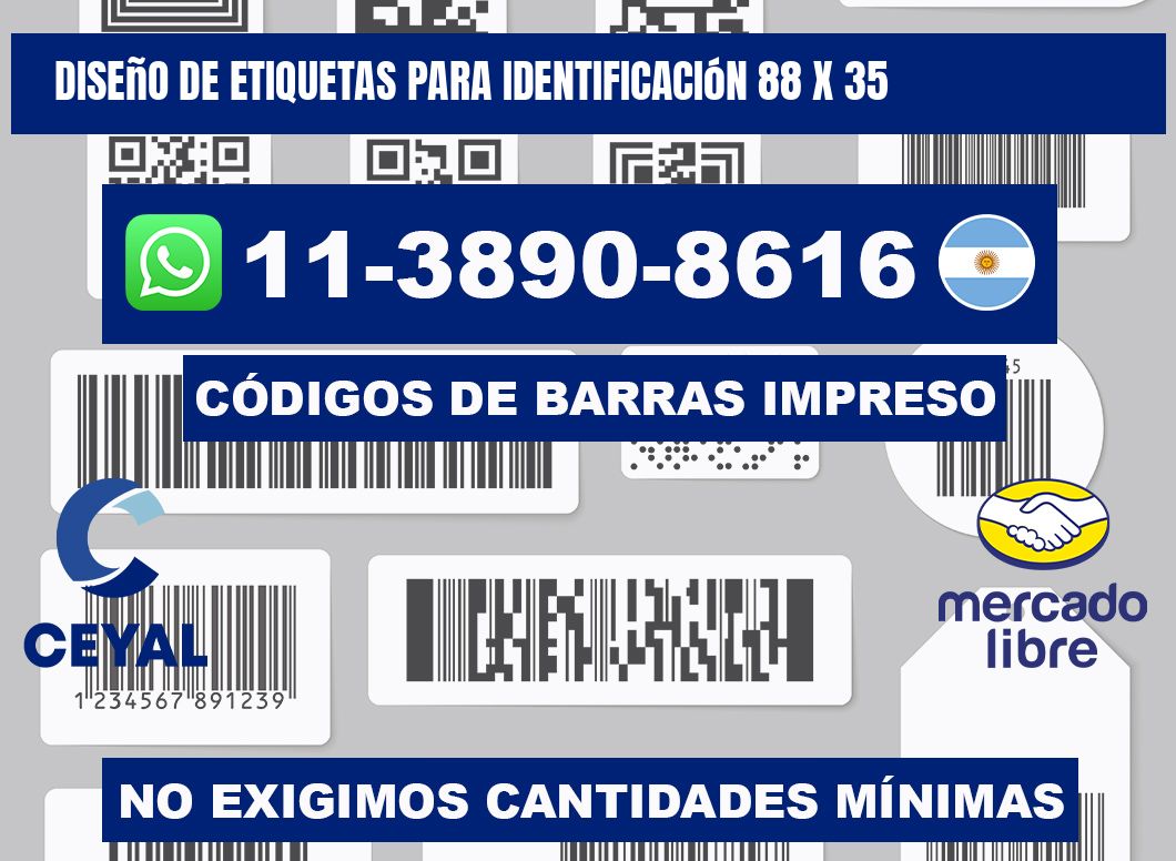 diseño de etiquetas para identificación 88 x 35