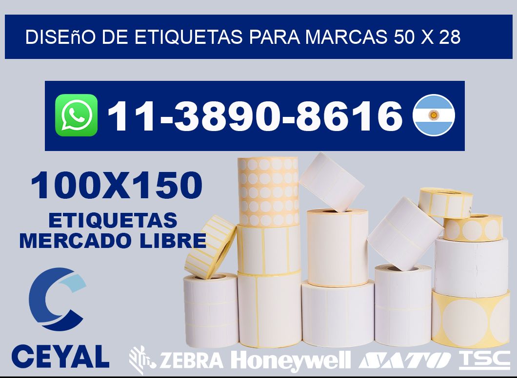 diseño de etiquetas para marcas 50 x 28