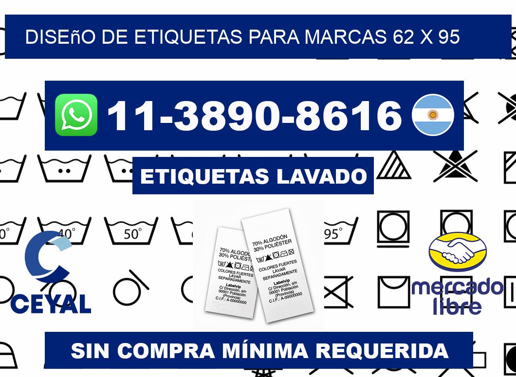 diseño de etiquetas para marcas 62 x 95