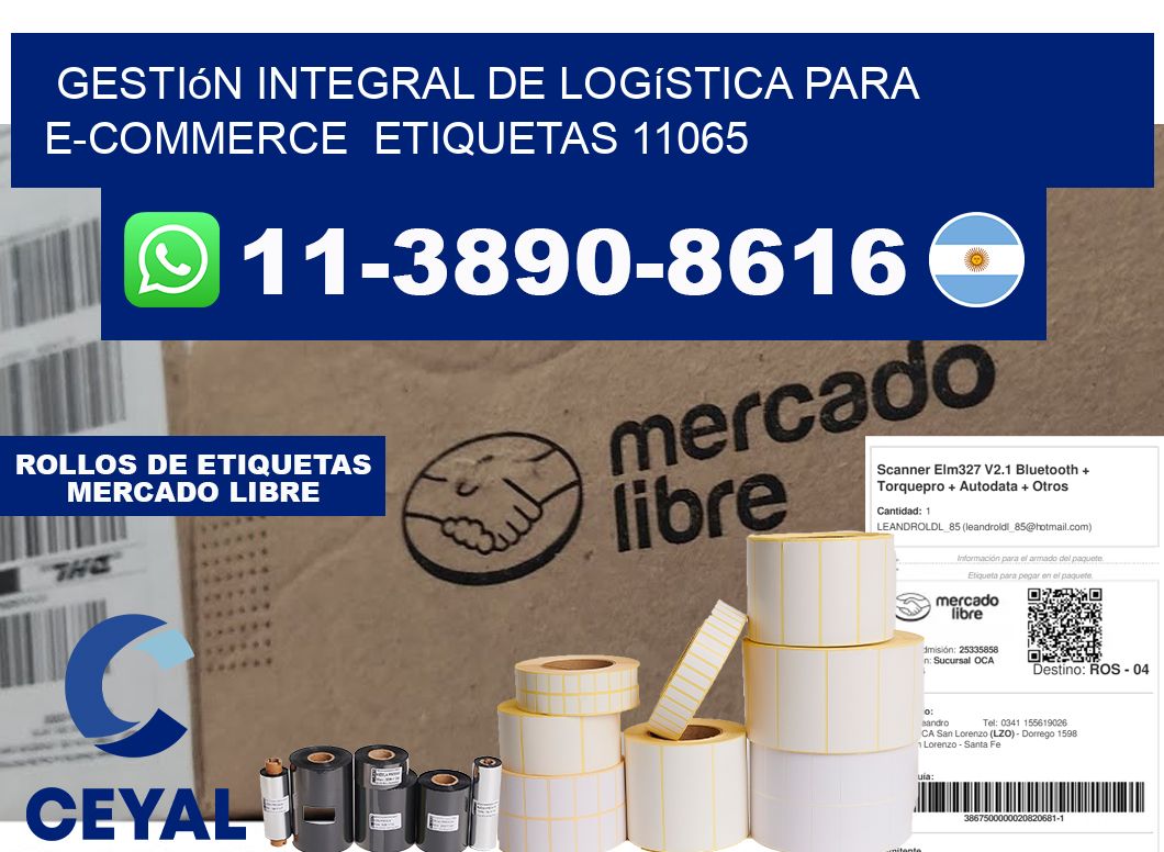 Gestión integral de logística para e-commerce  etiquetas 11065