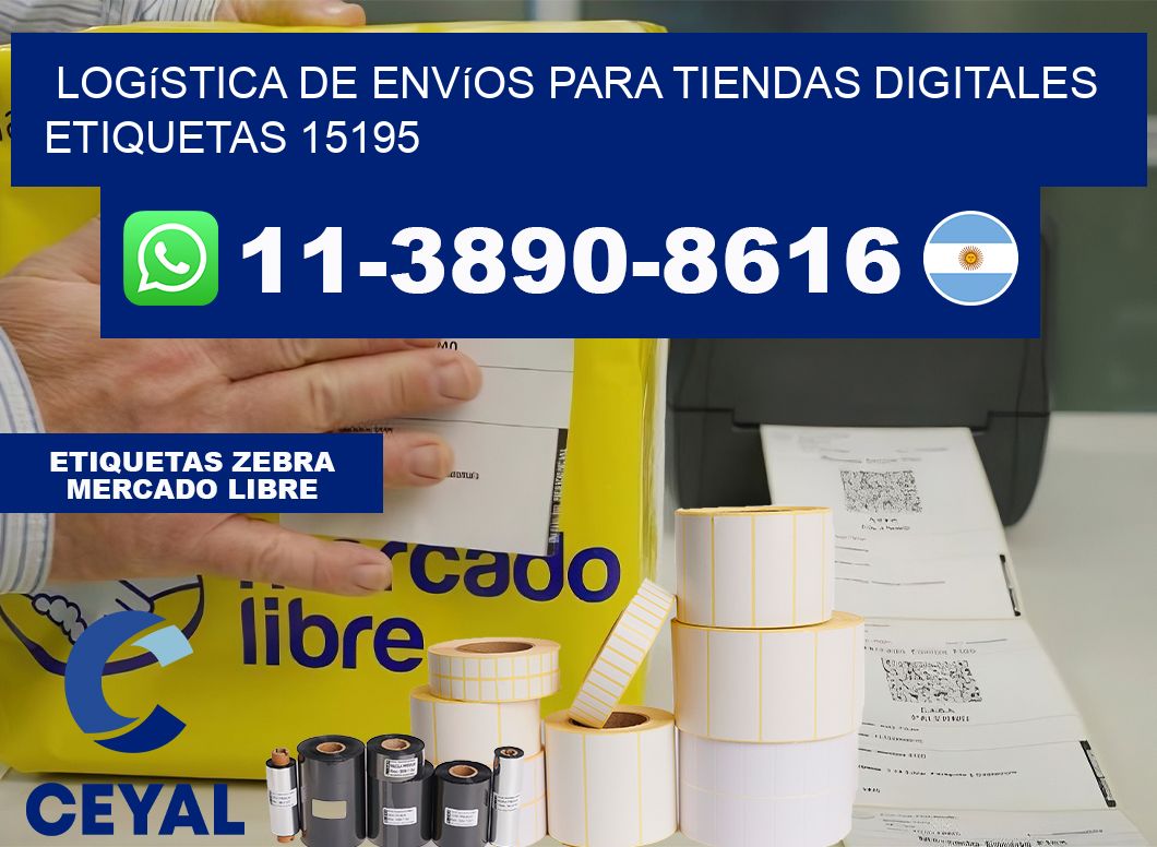Logística de envíos para tiendas digitales  etiquetas 15195