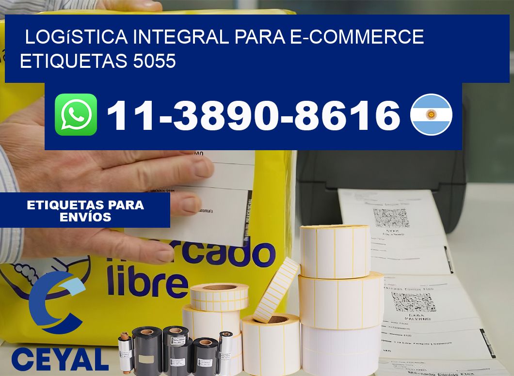 Logística integral para e-commerce  etiquetas 5055