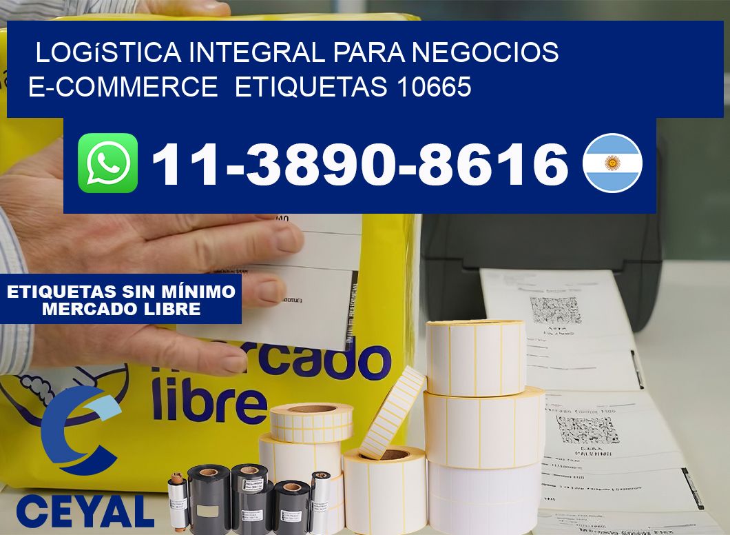 Logística integral para negocios e-commerce  etiquetas 10665