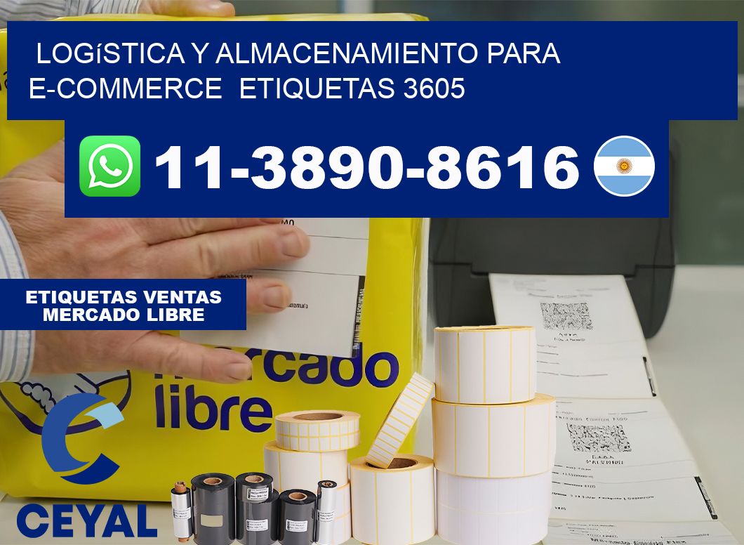 Logística y almacenamiento para e-commerce  etiquetas 3605