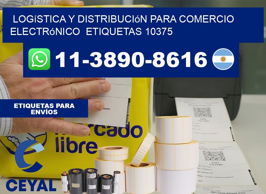Logística y distribución para comercio electrónico  etiquetas 10375