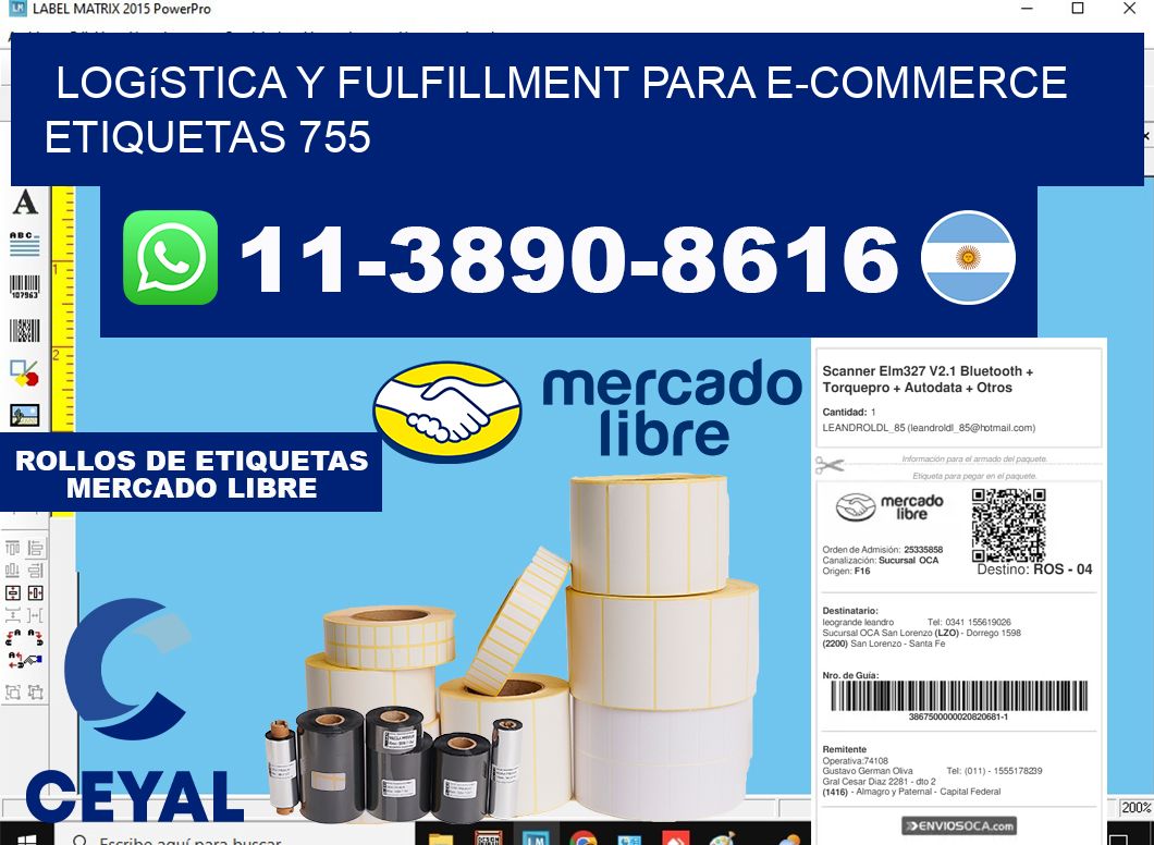 Logística y fulfillment para e-commerce  etiquetas 755