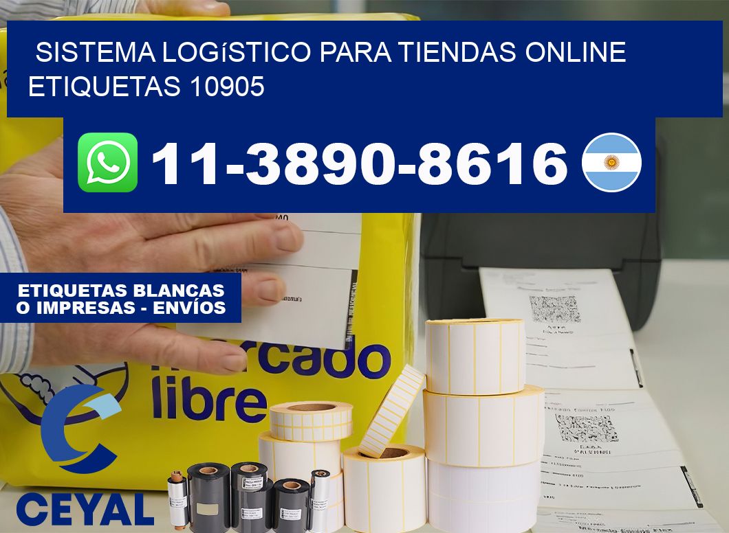Sistema logístico para tiendas online  etiquetas 10905