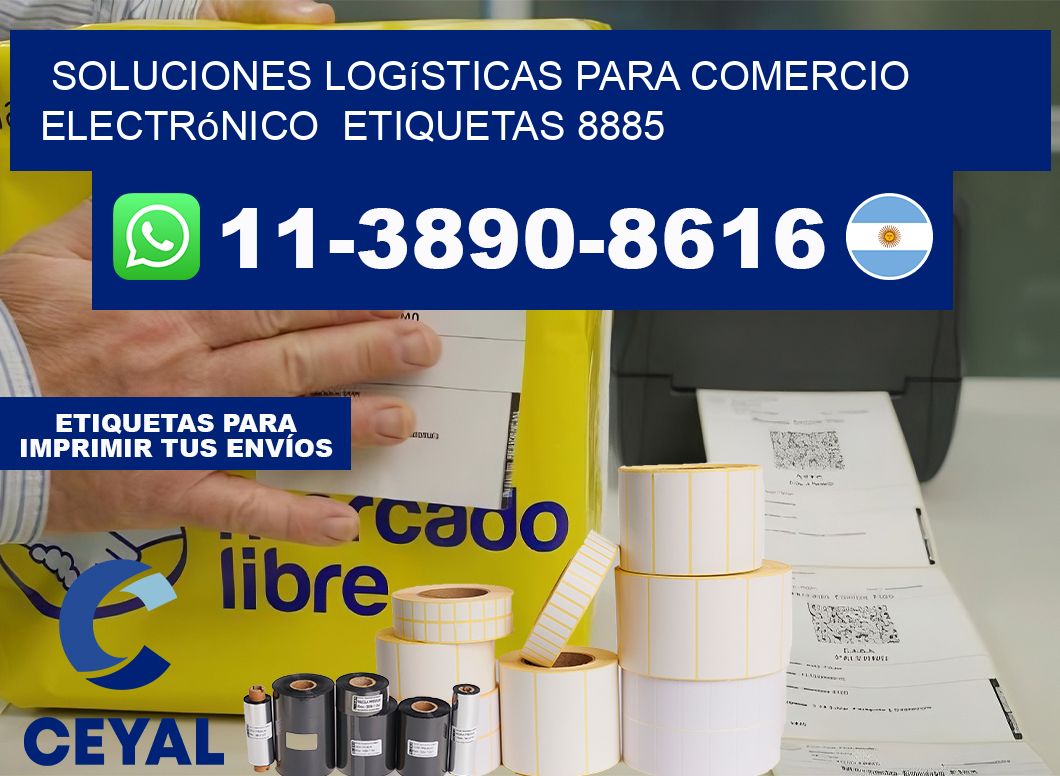 Soluciones logísticas para comercio electrónico  etiquetas 8885
