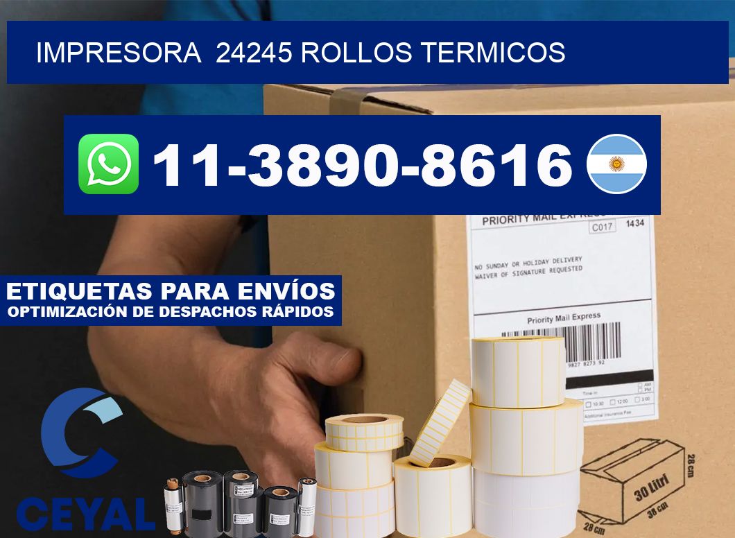 impresora  24245 rollos termicos