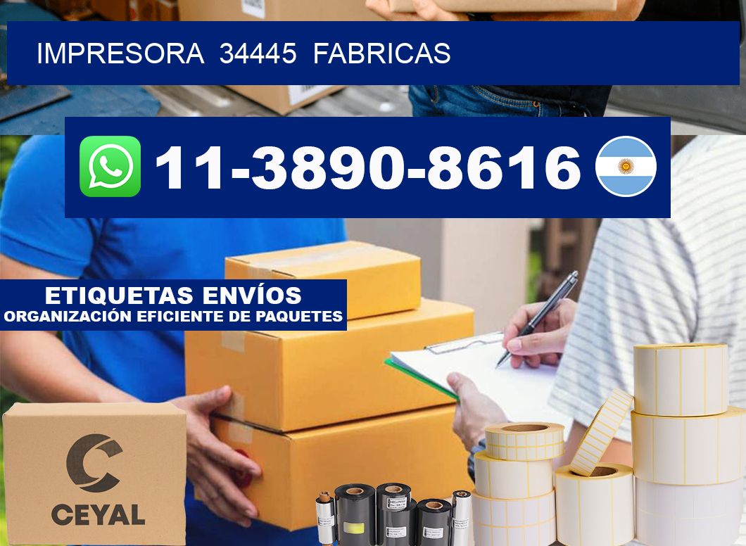 impresora 34445 fabricas