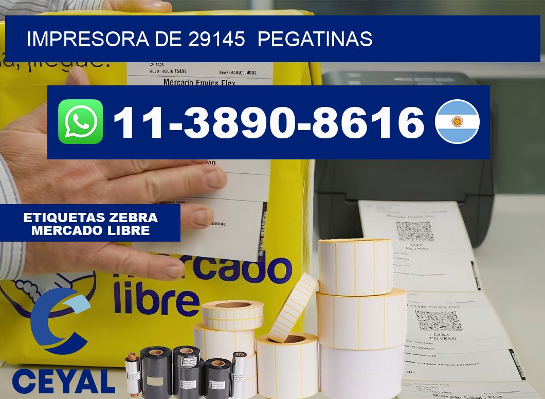 impresora de 29145  pegatinas