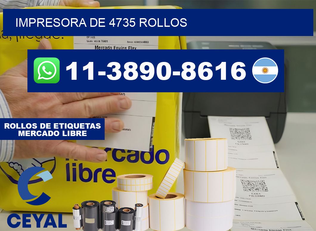 impresora de 4735 rollos