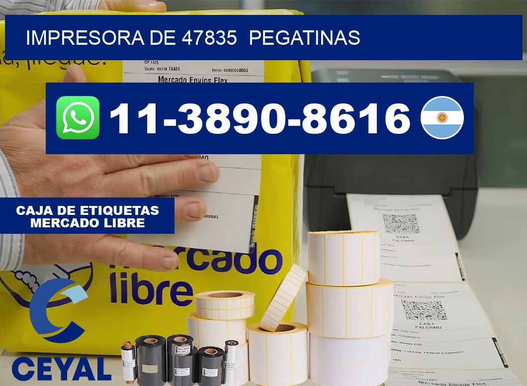impresora de 47835  pegatinas