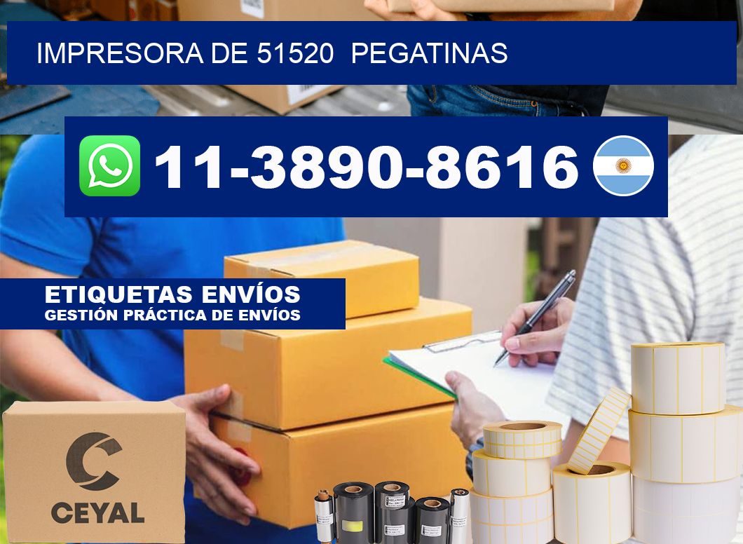 impresora de 51520  pegatinas