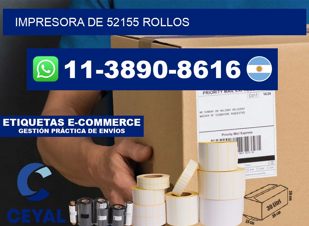 impresora de 52155 rollos