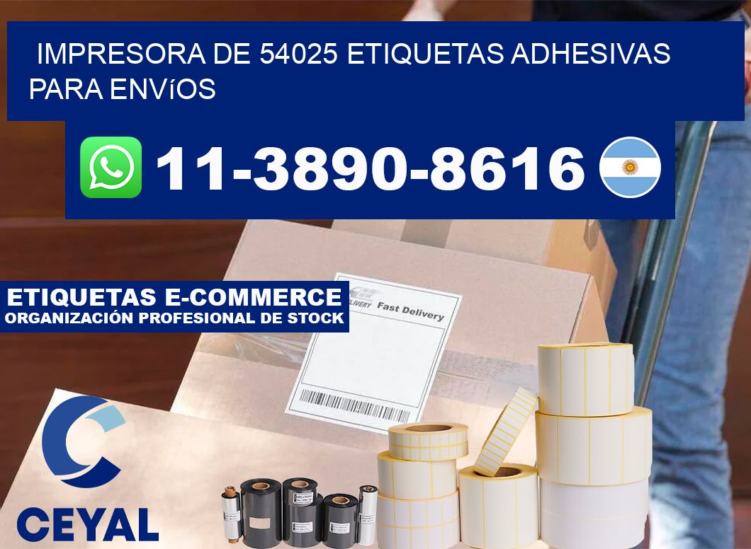 impresora de 54025 etiquetas adhesivas para envíos