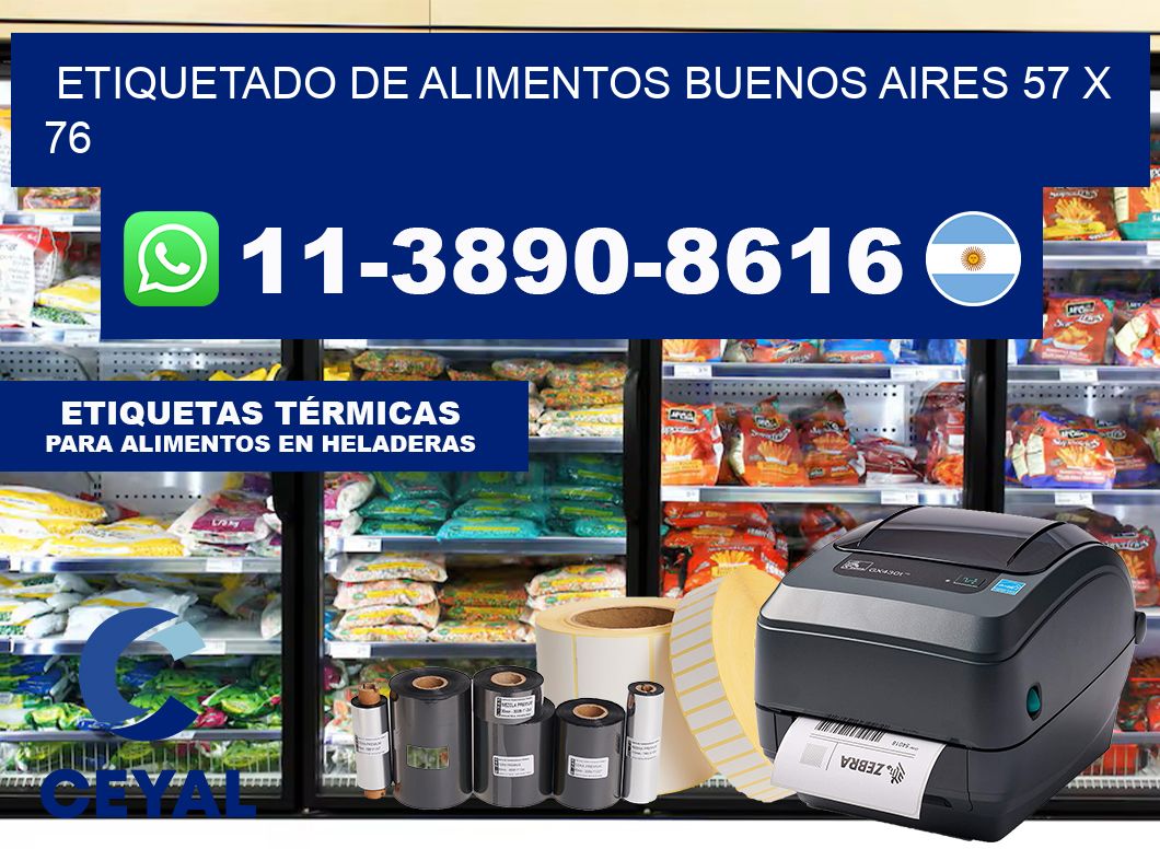 Etiquetado de alimentos buenos aires 57 x 76
