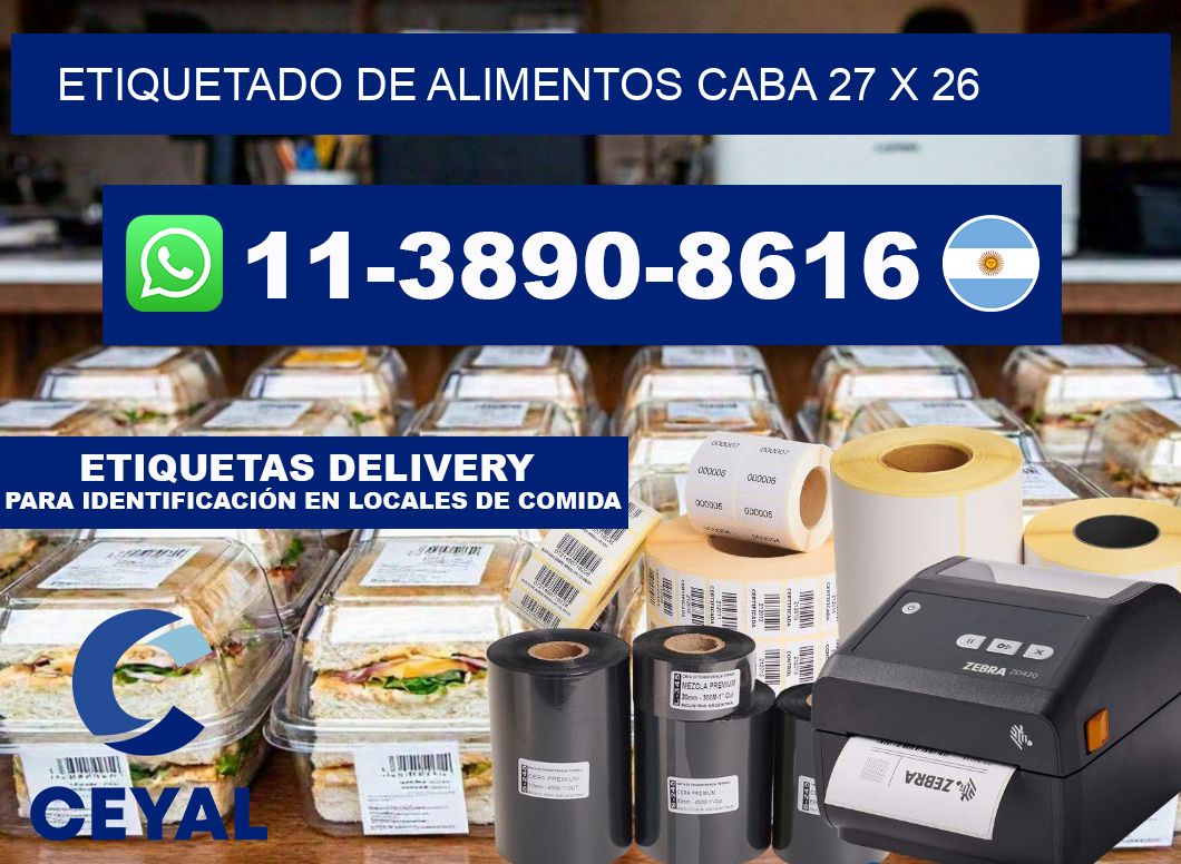 Etiquetado de alimentos caba 27 x 26