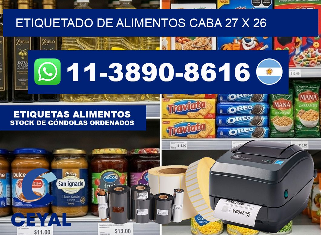Etiquetado de alimentos caba 27 x 26