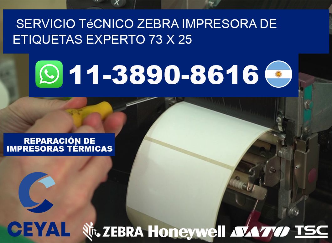 Servicio Técnico Zebra Impresora de Etiquetas Experto 73 x 25