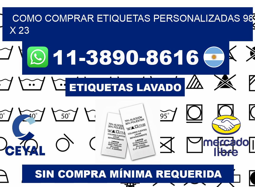 como comprar etiquetas personalizadas 98 x 23