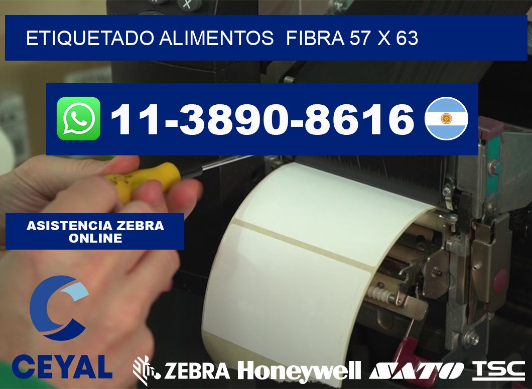 etiquetado alimentos  Fibra 57 x 63