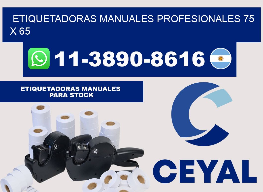 etiquetadoras manuales profesionales 75 x 65