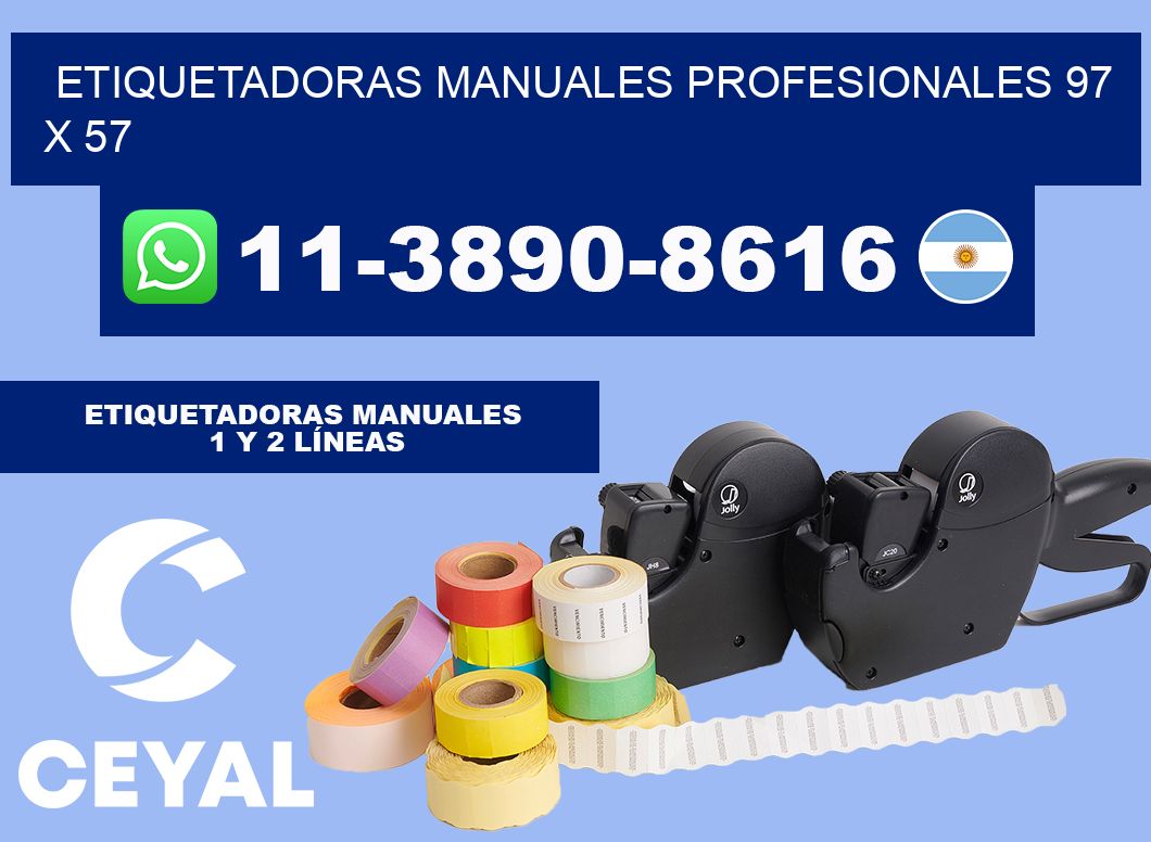 etiquetadoras manuales profesionales 97 x 57