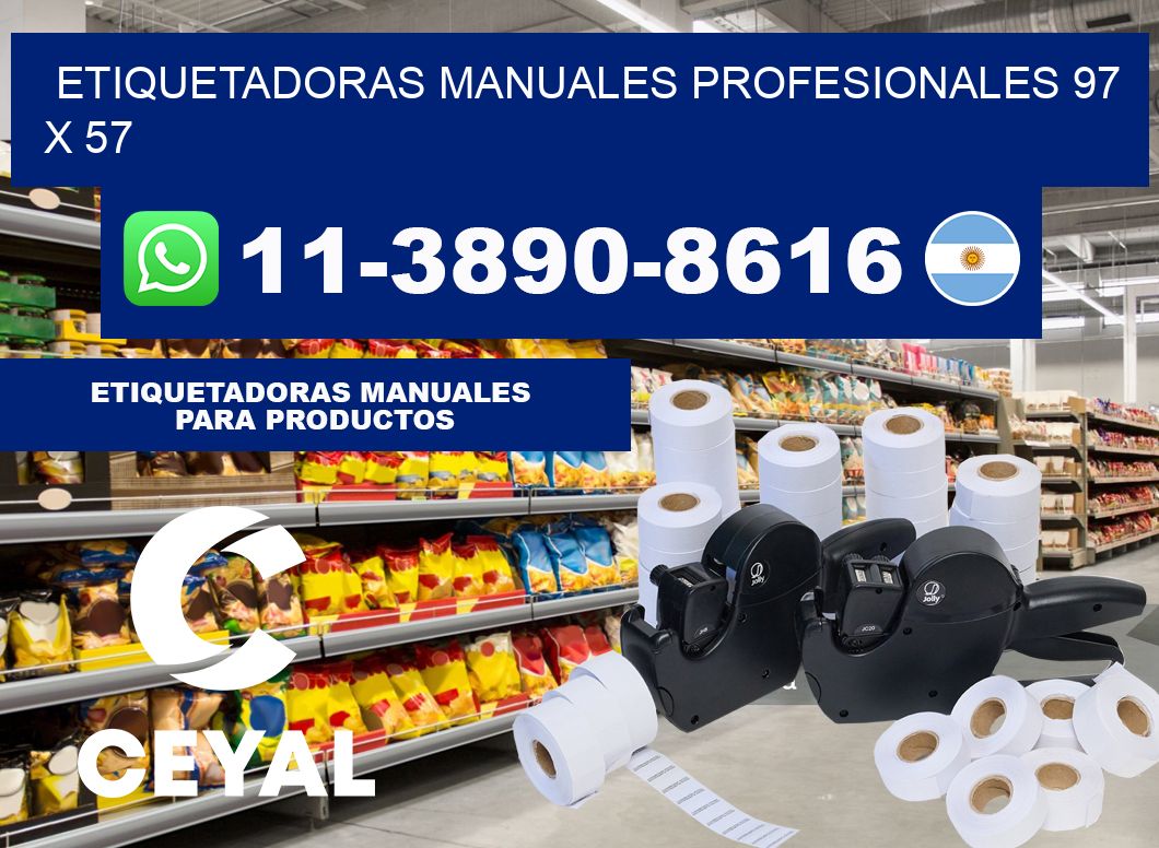 etiquetadoras manuales profesionales 97 x 57