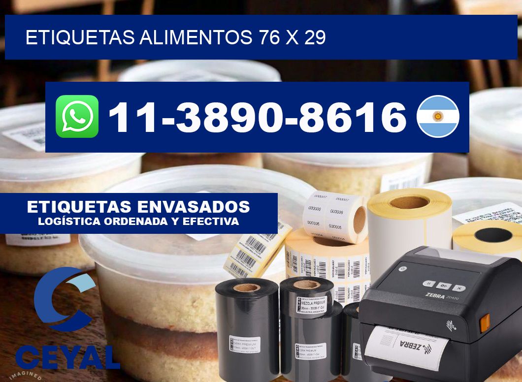 etiquetas alimentos 76 x 29