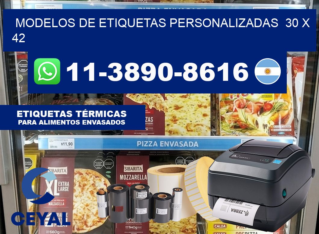 modelos de etiquetas personalizadas  30 x 42