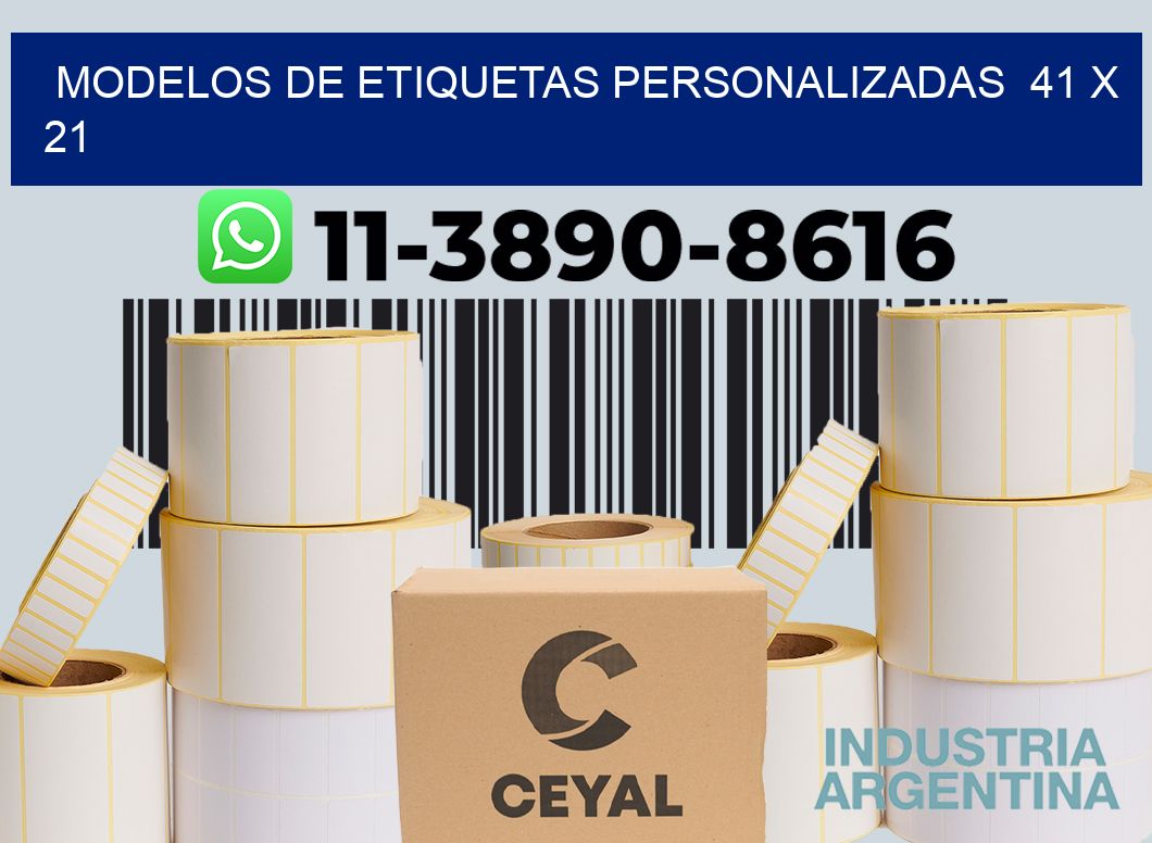 modelos de etiquetas personalizadas 41 x 21