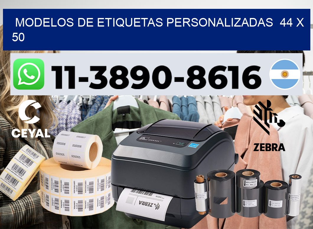 modelos de etiquetas personalizadas 44 x 50