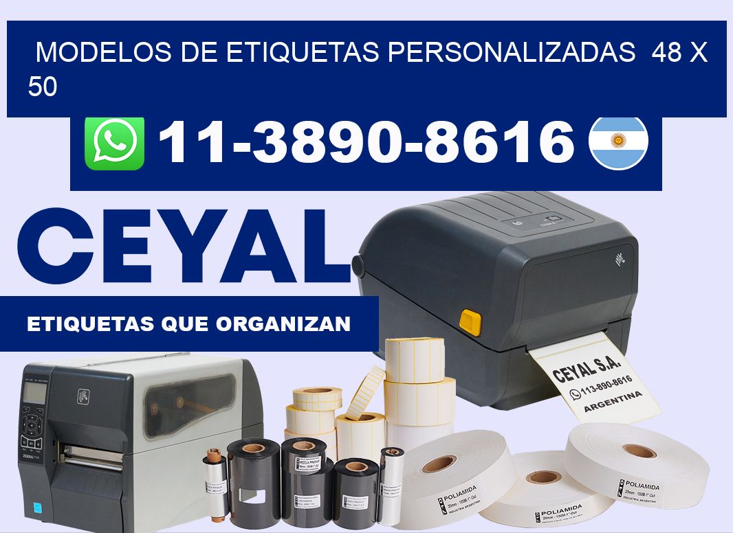 modelos de etiquetas personalizadas 48 x 50