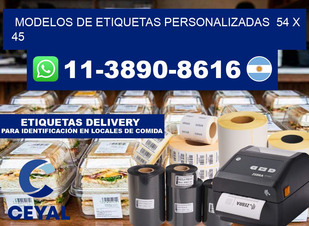 modelos de etiquetas personalizadas 54 x 45