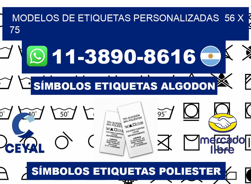modelos de etiquetas personalizadas 56 x 75