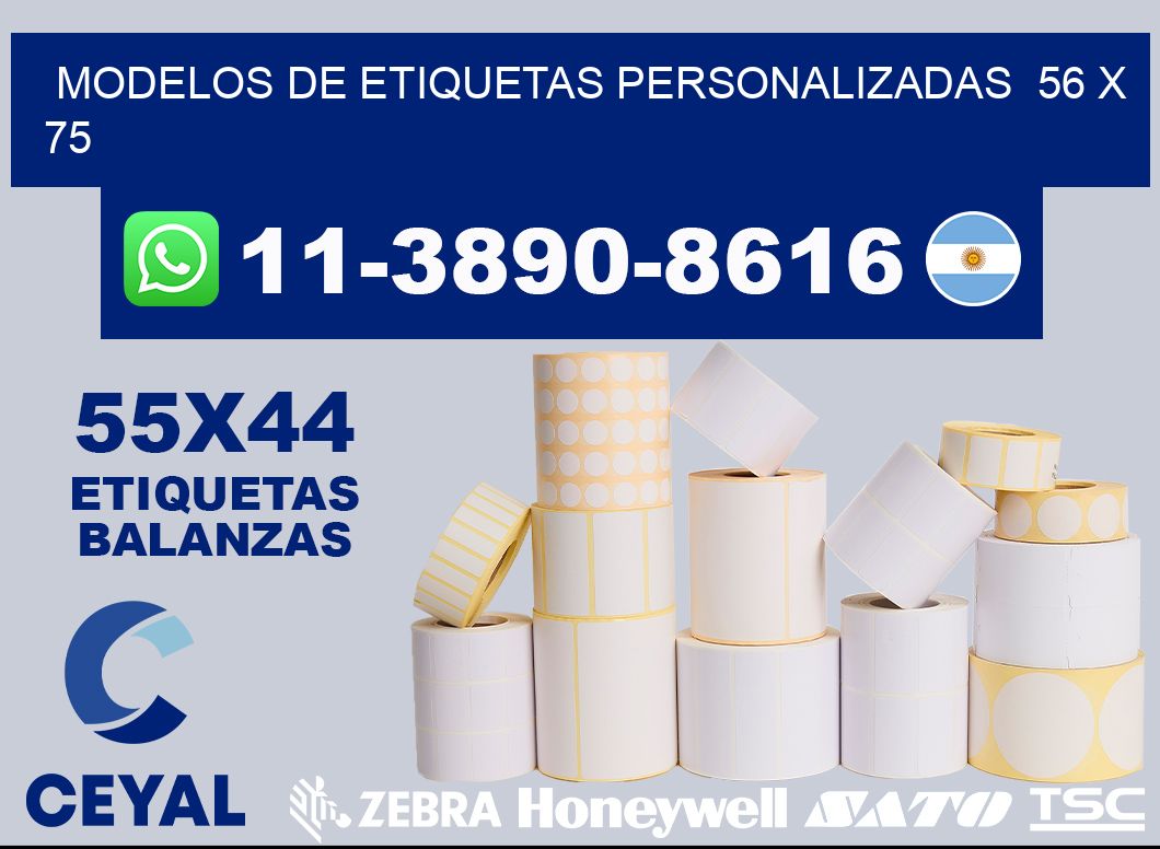 modelos de etiquetas personalizadas 56 x 75