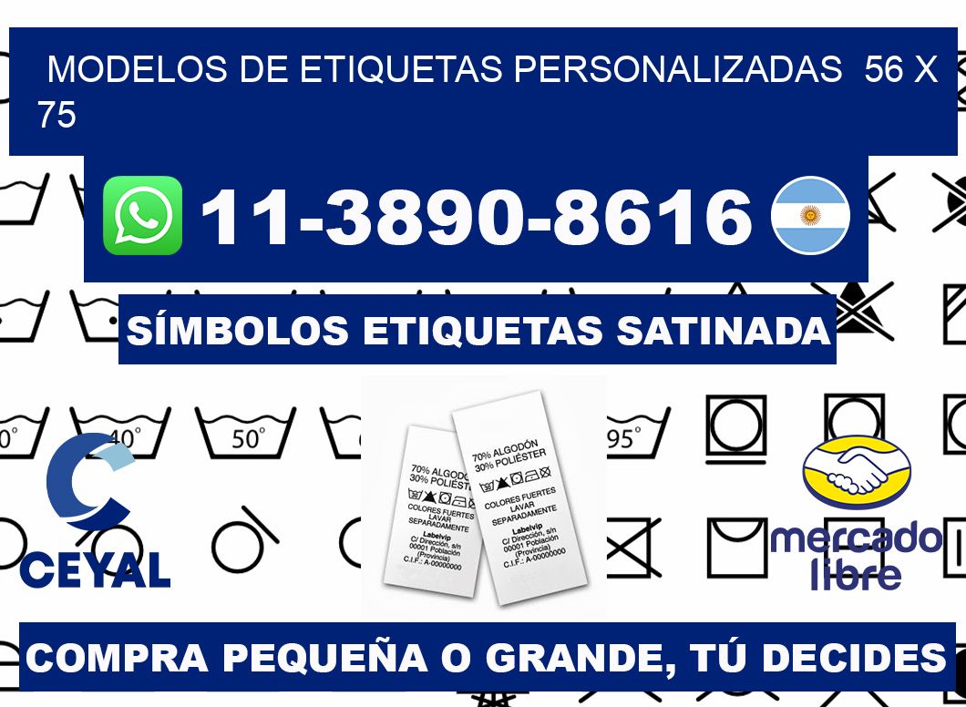 modelos de etiquetas personalizadas 56 x 75