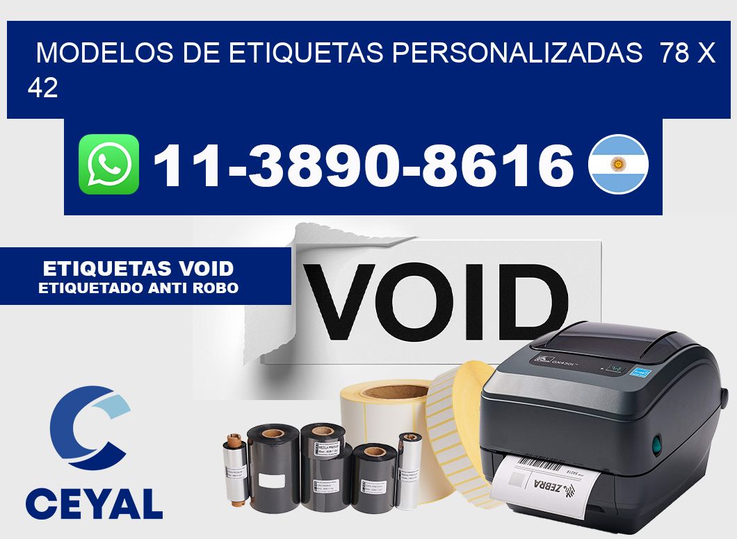 modelos de etiquetas personalizadas 78 x 42