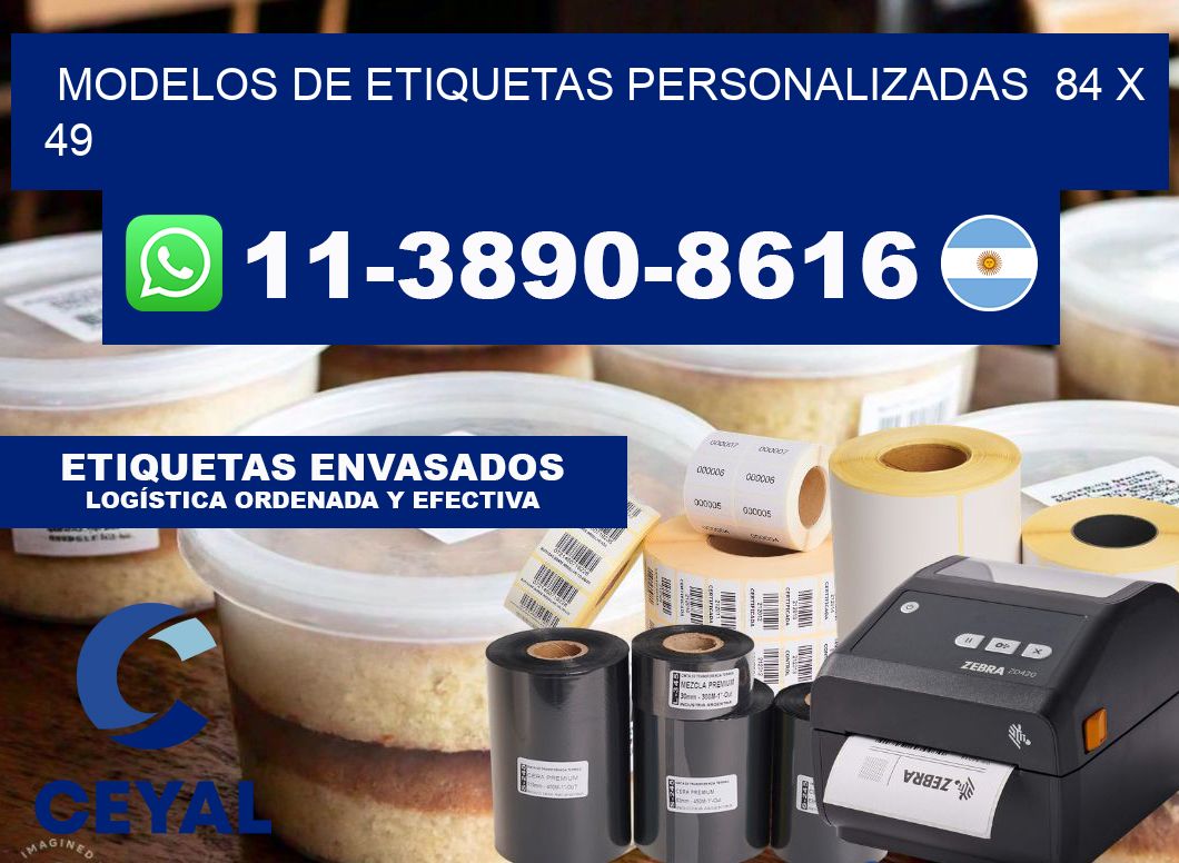 modelos de etiquetas personalizadas  84 x 49