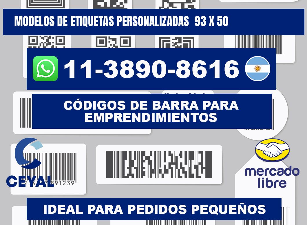 modelos de etiquetas personalizadas  93 x 50