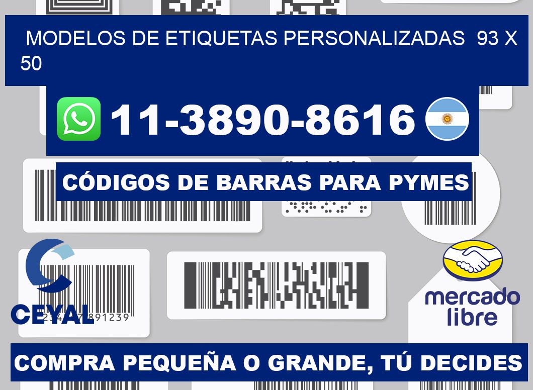 modelos de etiquetas personalizadas  93 x 50