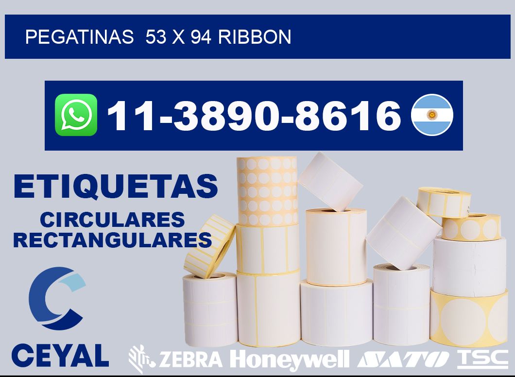 pegatinas  53 x 94 ribbon