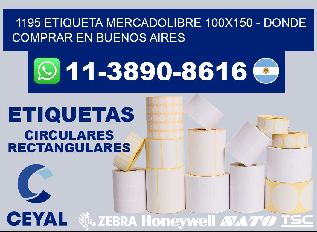 1195 etiqueta MercadoLibre 100x150 - Donde Comprar en Buenos Aires